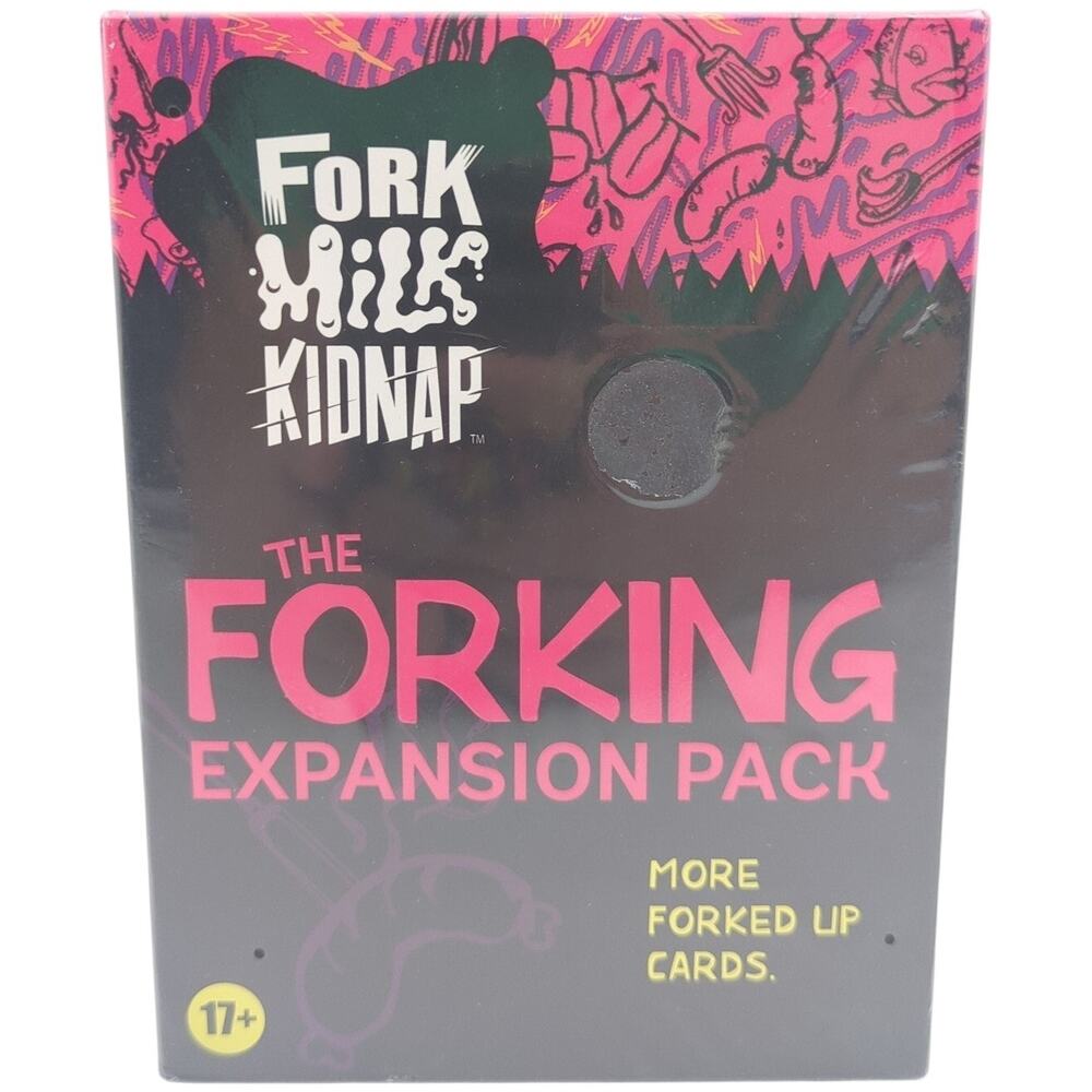 Fork Milk Kidnap The Forking Expansion Pack Adult Card Game Hasbro Gaming NEW